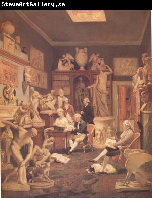 Johann Zoffany Charles Towneley's Library in Park Street (nn03)